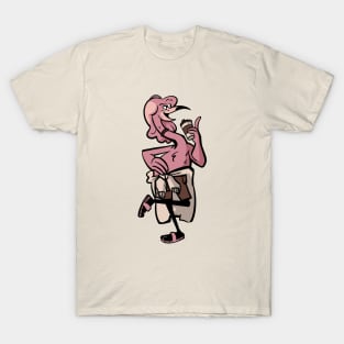 Latte Flamingo T-Shirt